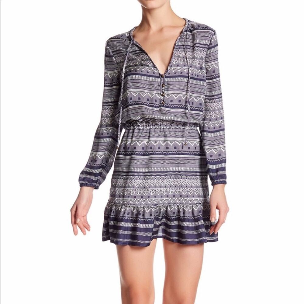 Veronica Beard Agathe Silk Multi Pattern Dress Size 4 BNWT